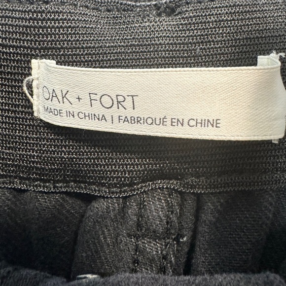 Oak + Fort High Waisted Paperbag Jeans Black - Picture 6 of 13